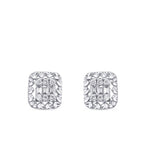 0.36 ct. Diamant Baguette Ohrringe