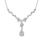 0.48 ct. Diamant Tropfen Halskette