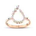0.19 ct. Diamant Roségold Trend Ring