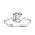 0.21 ct. Diamant Baguette Ring