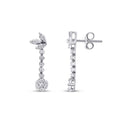 0.52 ct. Diamant Blumen Ohrringe