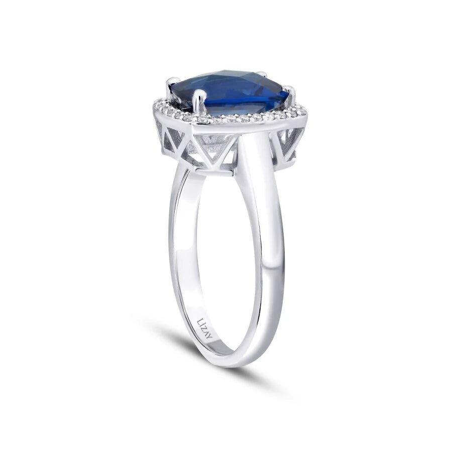 2.27 ct. Diamant Saphir Ring