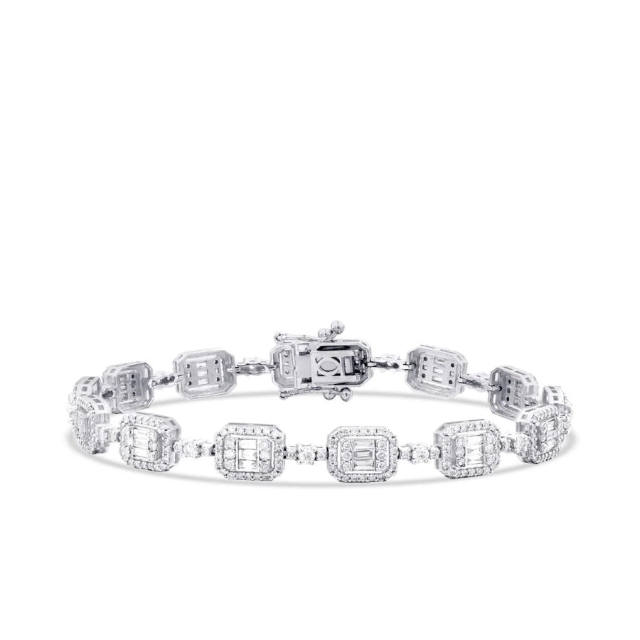 2.94 ct. Diamant Baguette Armband