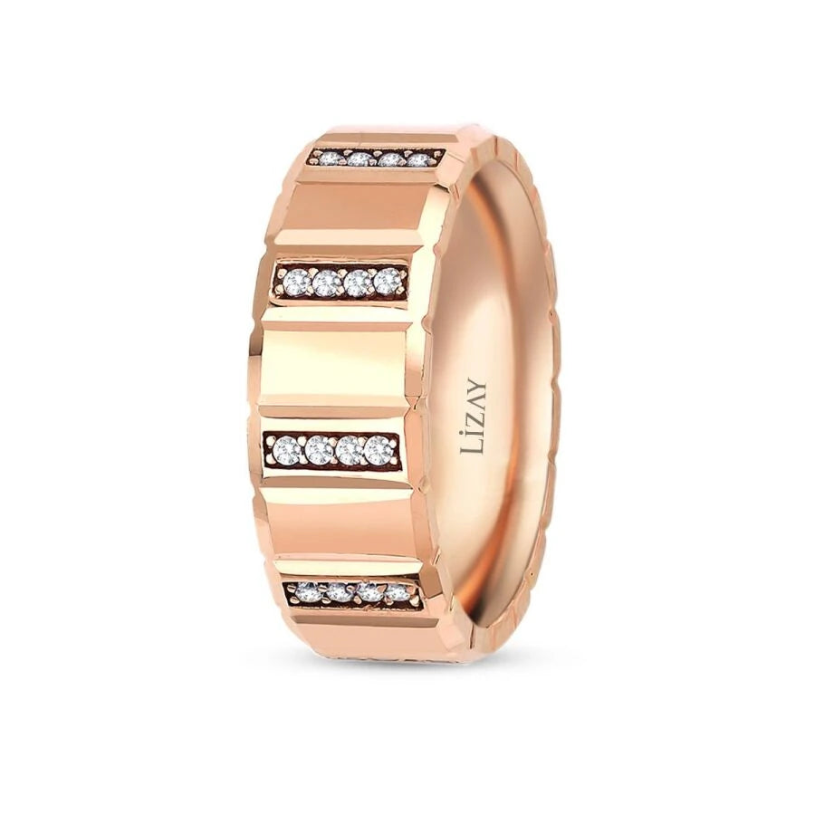 Gold Design Rosen Ehering