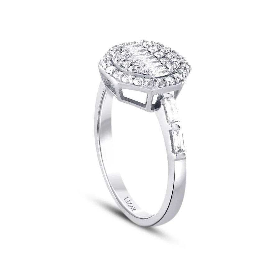 0.58 ct. Diamant Baguette Ring