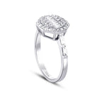 0.58 ct. Diamant Baguette Ring
