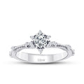 0.51 ct. Diamant Rund Solitär Verlobungsring