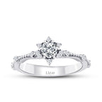0.51 ct. Diamant Rund Solitär Verlobungsring