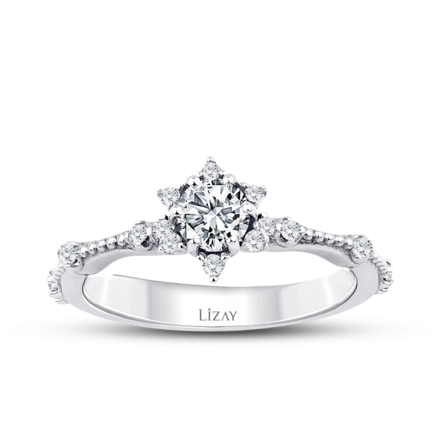 0.51 ct. Diamant Rund Solitär Verlobungsring