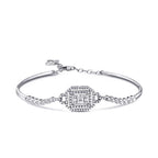 0.45 ct. Diamant Baguette Armreif
