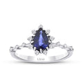 0.94 ct. Diamant Saphir Ring