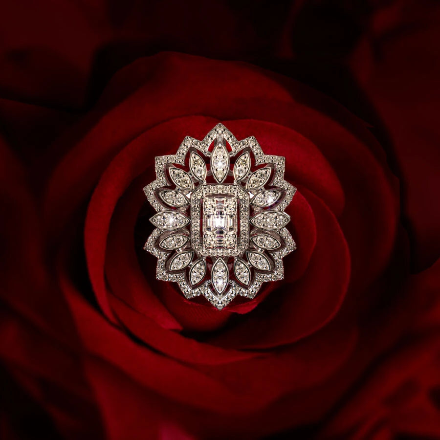 0.99 ct. Diamant Baguette Ring