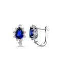 1.69 ct. Diamant Saphir Ohrringe