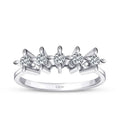 0.22 ct. Diamant Fünf-Stein Ring