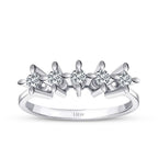 0.22 ct. Diamant Fünf-Stein Ring