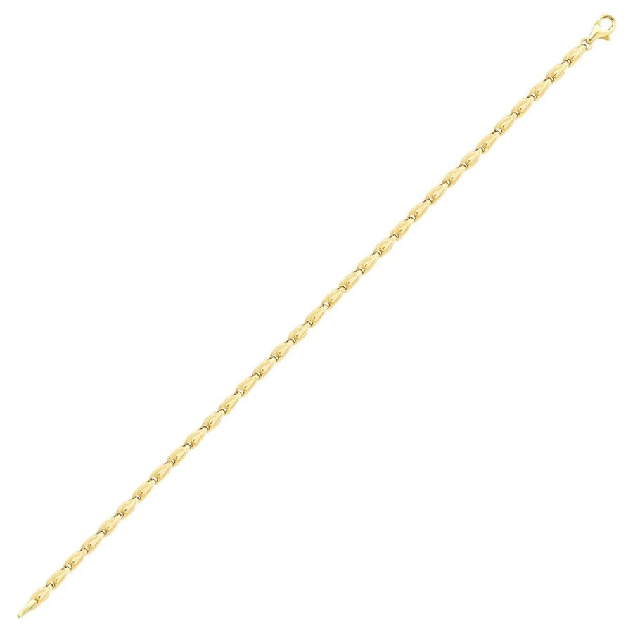 Gold Herren Armband mit Arpa-Kette