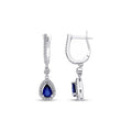 1.21 ct. Diamant Saphir Ohrringe