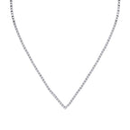 4.00 ct. Diamant Tennis Halskette