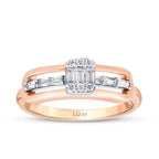 0.34 ct. Diamant Baguette Ring