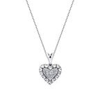 0.40 Karat Diamant Baguette Herz Set