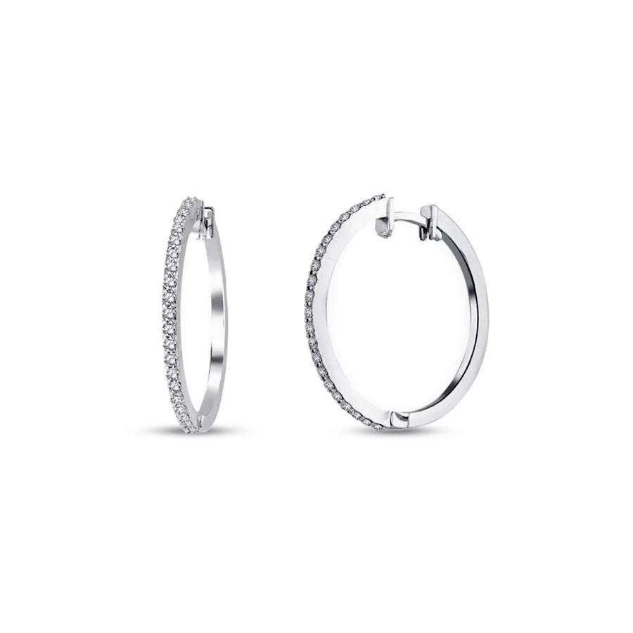 0.30 ct. Diamant Creolen Ohrringe