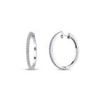 0.30 ct. Diamant Creolen Ohrringe