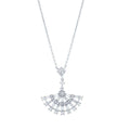 0.57 ct. Diamant Baguette Halskette