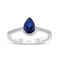 1.19 ct. Diamant Saphir Ring