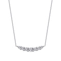0.22 ct. Diamant Sieben-Stein Halskette