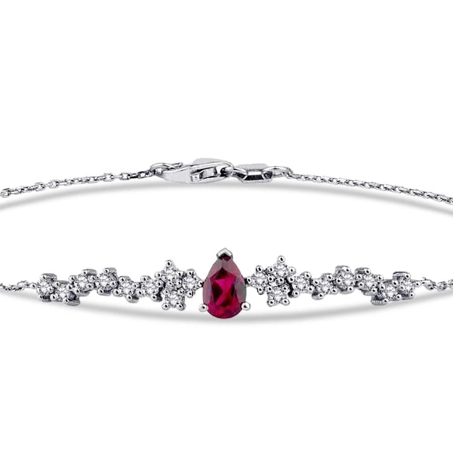 0.87 ct. Diamant Rubin Armband