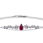 0.87 ct. Diamant Rubin Armband