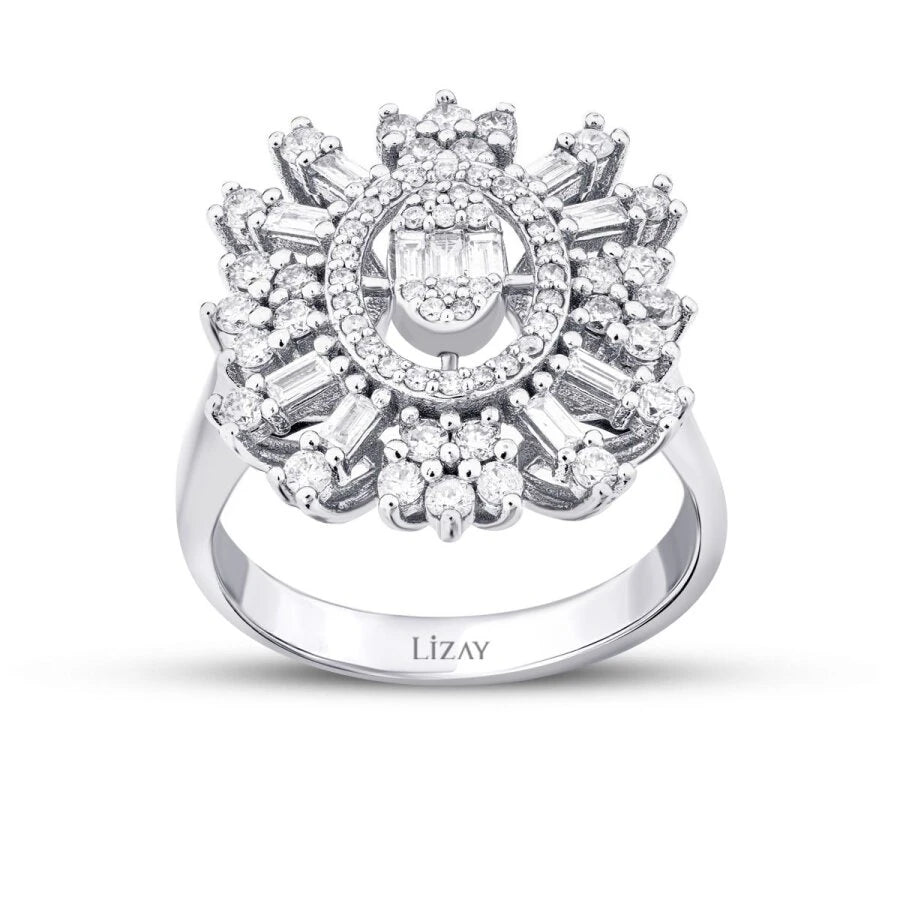0.93 ct. Diamant Baguette Ring