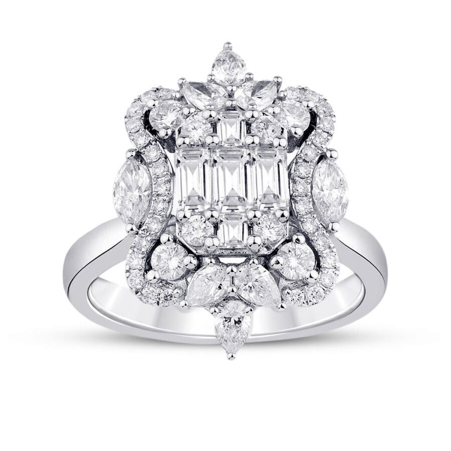 1.03 ct. Diamant Baguette Ring