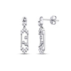 0.24 ct. Diamant Baguette Ohrringe