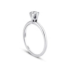 0.25 ct. Diamant Rund Solitär Verlobungsring