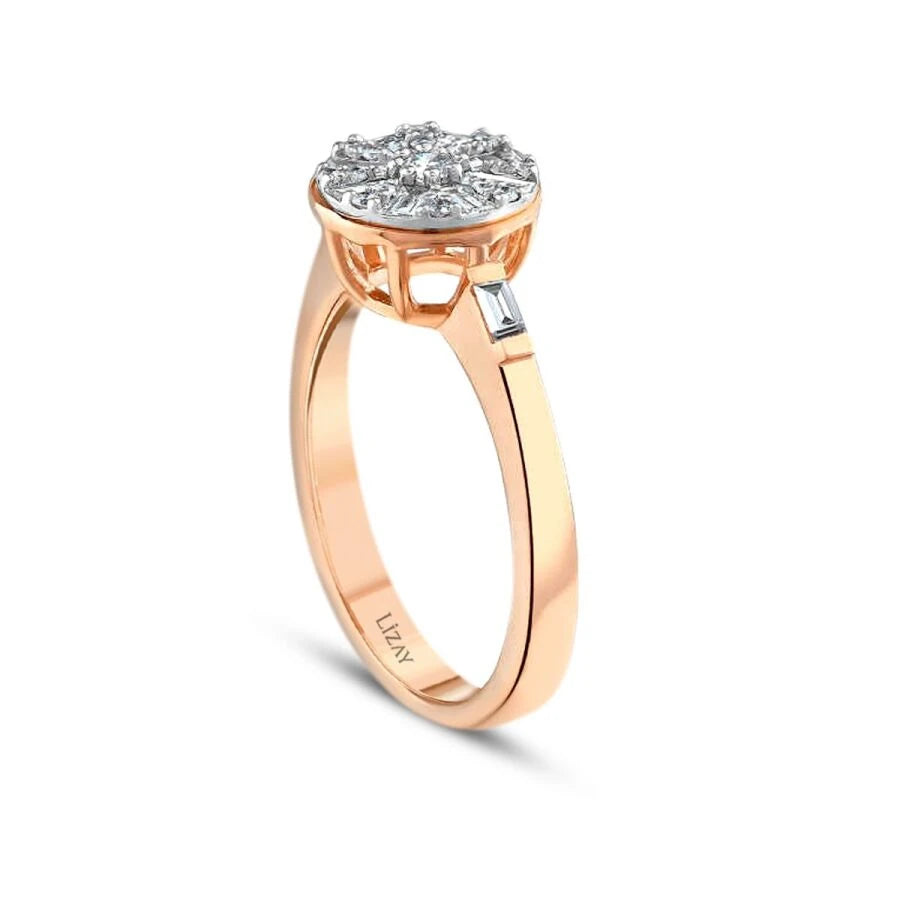 0.37 ct. Diamant Baguette Trend Ring