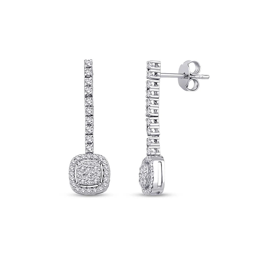 0.71 ct. Diamant Trend Ohrringe