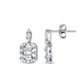 0.41 ct. Diamant Baguette Ohrringe