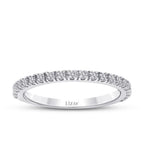 0.51 ct. Diamant Halb-Eternity Ring