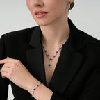 2.03 ct. Diamant Saphir Armband