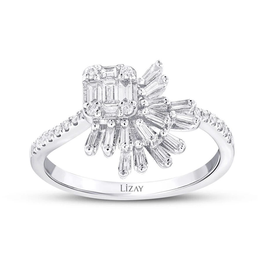 0.36 ct. Diamant Baguette Ring