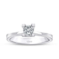 0.35 ct. Diamant Trend Rund Solitär Verlobungsring