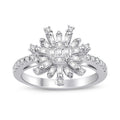 0.64 ct. Diamant Baguette Ring