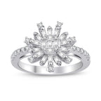 0.64 ct. Diamant Baguette Ring