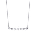 0.21 ct. Diamant Baguette Halskette