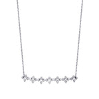 0.21 ct. Diamant Baguette Halskette