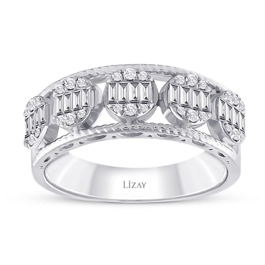 0.45 ct. Diamant Baguette Ring