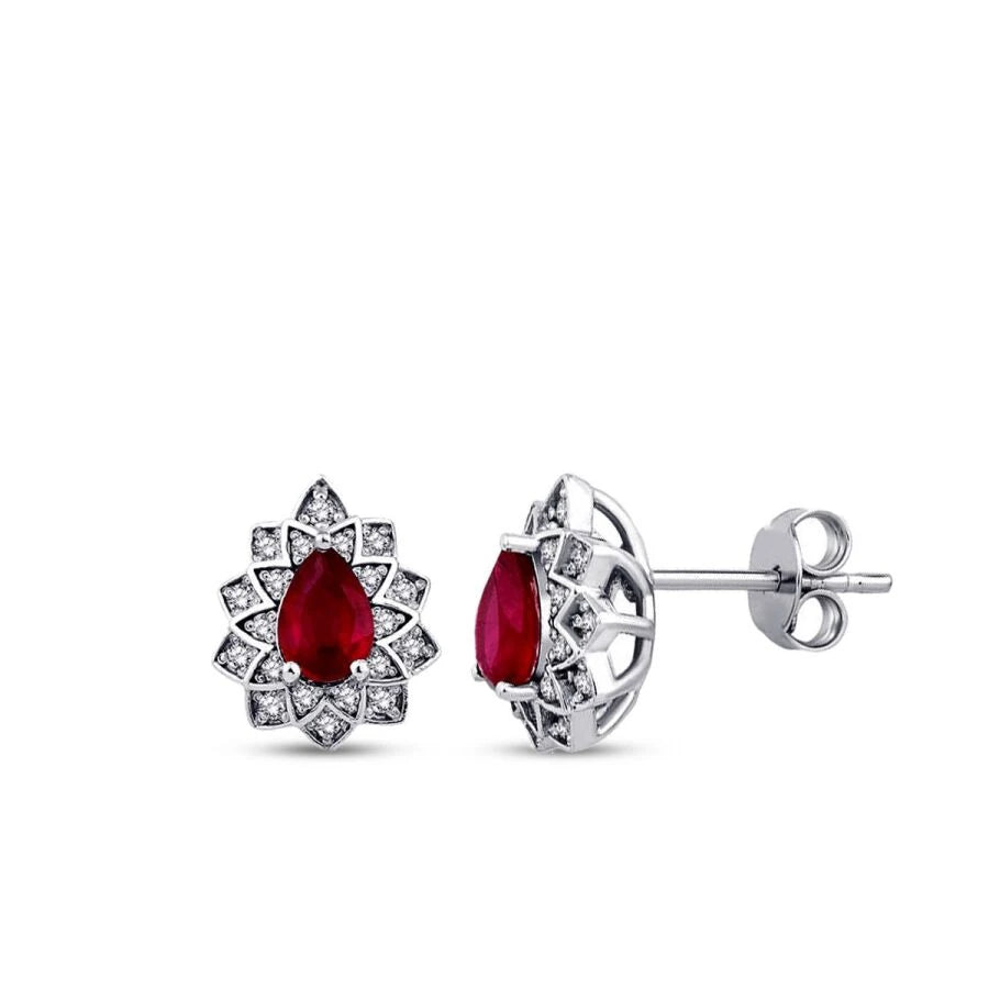 2.93 Karat Diamant Rubin Set