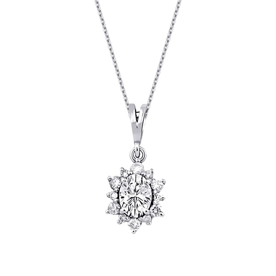 0.42 ct. Diamant Trend Halskette