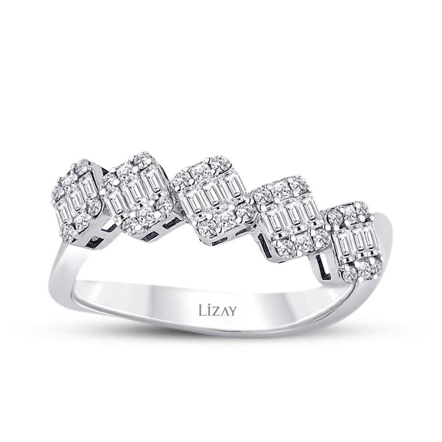 0.40 ct. Diamant Baguette Ring